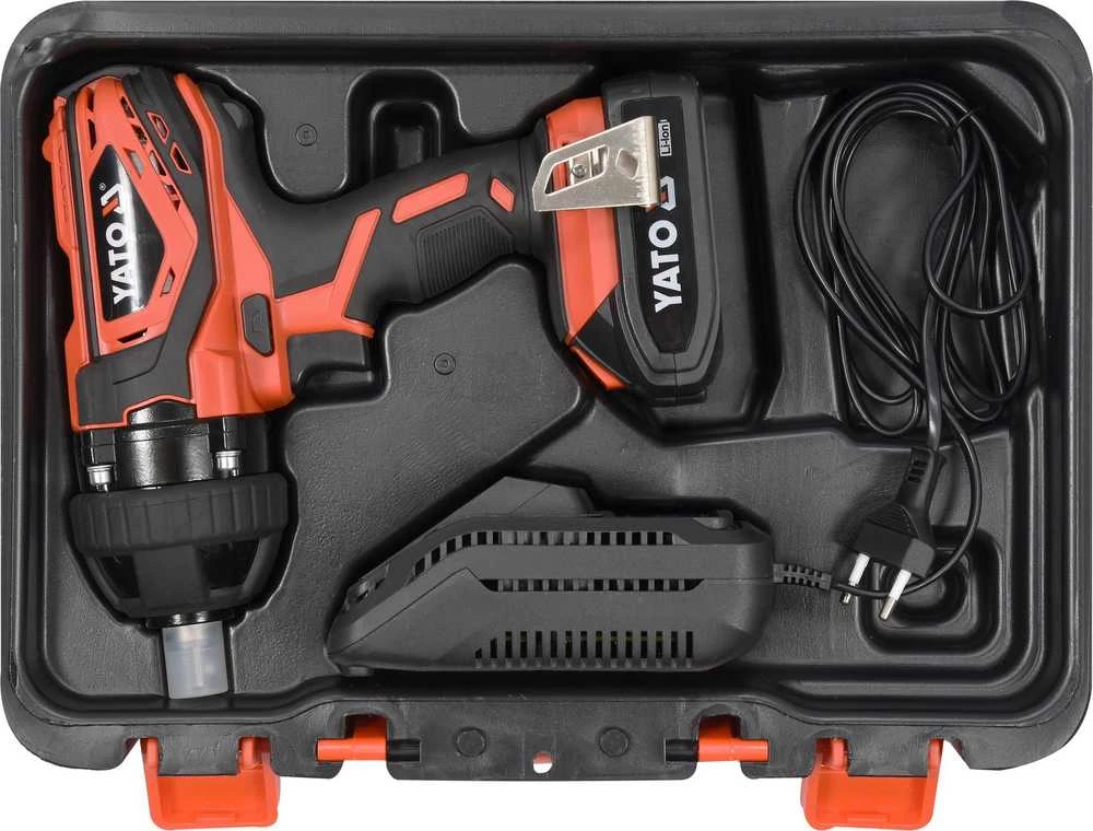 YATO smūginis veržliasukis YT-82804 18V 1/2 300Nm 1x2,0Ah LI-ION