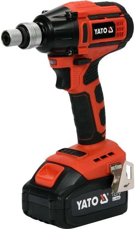 YATO bešepetėlinis smūginis veržliasukis 18V LI-ION 1/2" 1x3,0Ah 250Nm