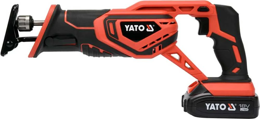 Tiesinis pjūklas/siaurapjūklis Yato YT-82814; 18 V; 2,0 Ah akum.