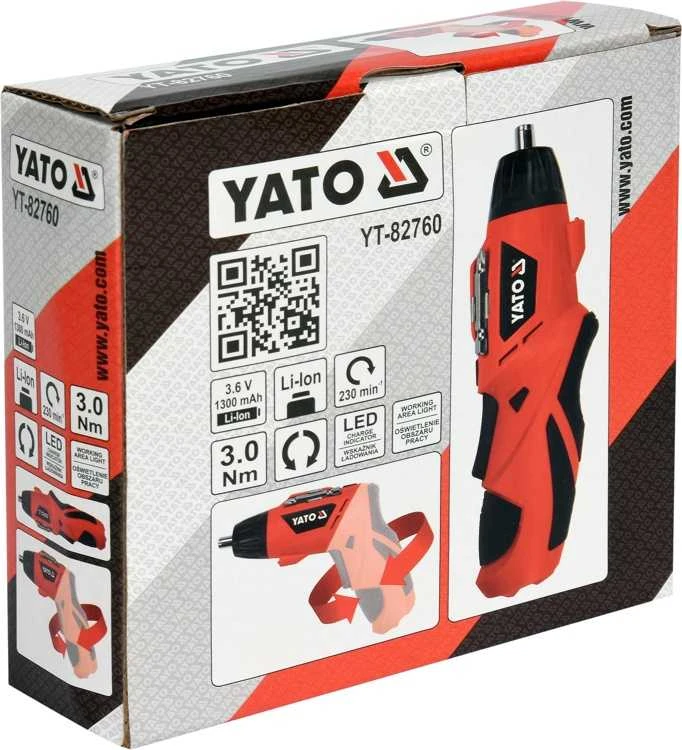 Yato akumuliatorinis suktukas YT-82760 3.6V 1.3Ah