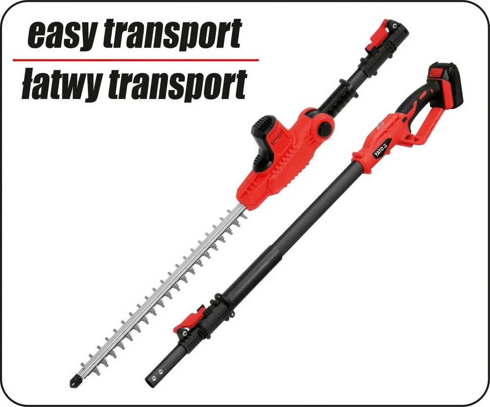 Yato teleskopinė gyvatvorių aukštapjovė YT-82834 18V 1,8-2,8m 1x2,0Ah