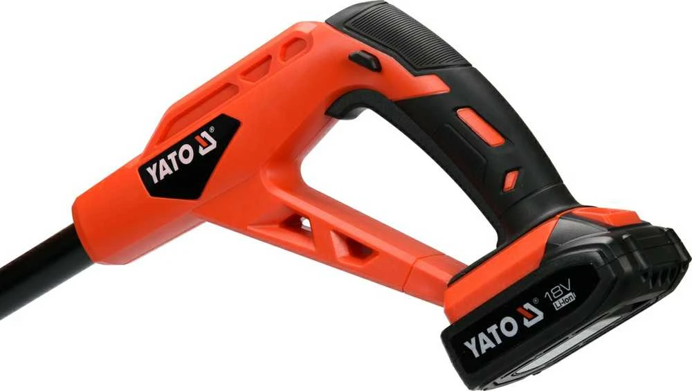 Yato akumuliatorinė žoliapjovė 18V 2Ah Li-Ion 30cm (YT-82830) pilnas komplektas