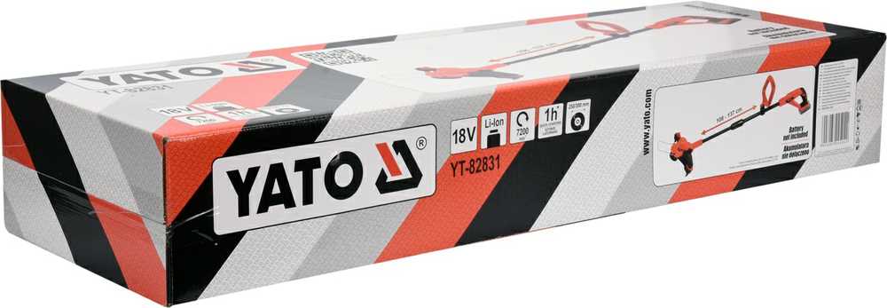 Žoliapjovė - trimeris Yato YT-82831; 18 V; be akumuliatoriaus