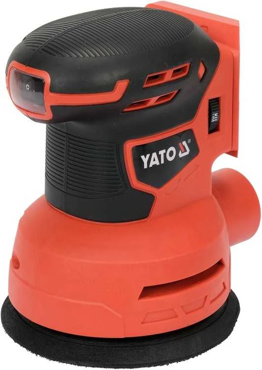 Toya Sa Poland YATO ekscentrinis šlifuoklis 18V 125mm BE Akumuliatoriaus IR Įkroviklio