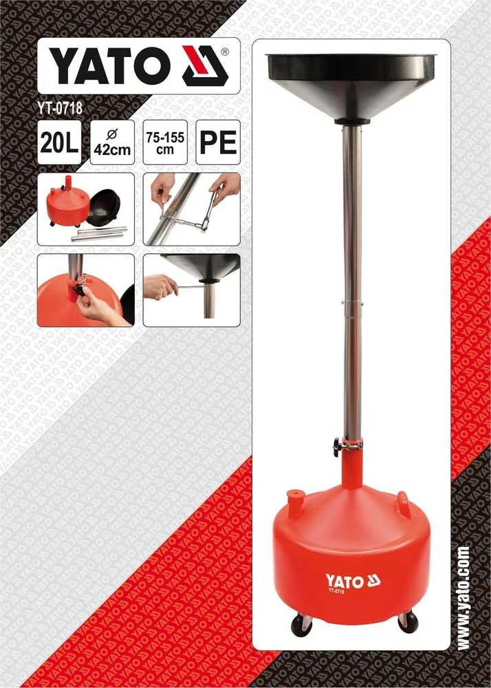 YATO ZLEWARKA DO OLEJU 20L 0718