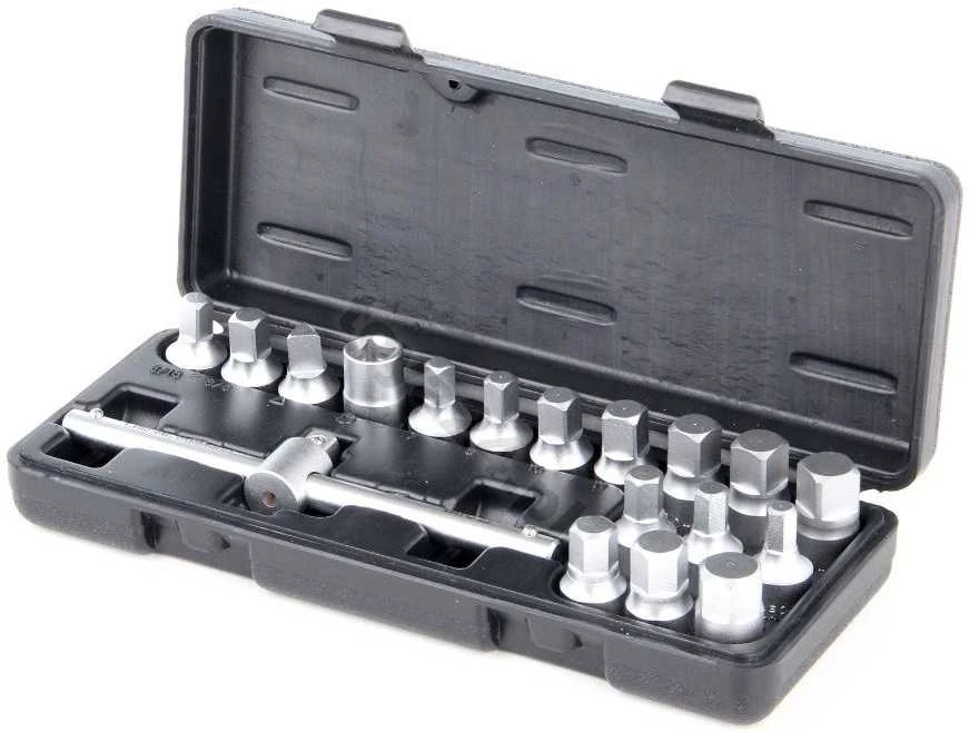 YATO "Master Drip Plug Key" komplektas, 18 vnt.