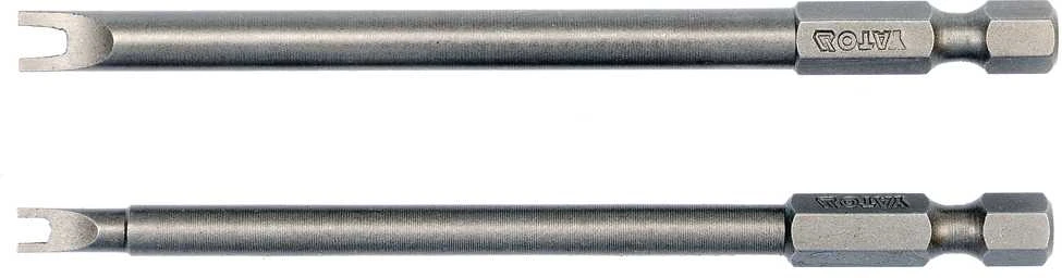 YATO KOŃCÓWKA / BIT 1/4" SPANNER 6x100mm + 10x100mm 2vnt.. 0499