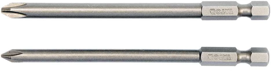 YATO antgalis / antgalis 1/4" PH1x100mm + PH2x100mm 2 vnt.. 0488