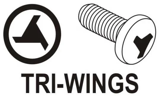 YATO KOŃCÓWKA / BIT 1/4" TRI-WINGS 2x100mm + 4x100mm 2vnt.. 0497