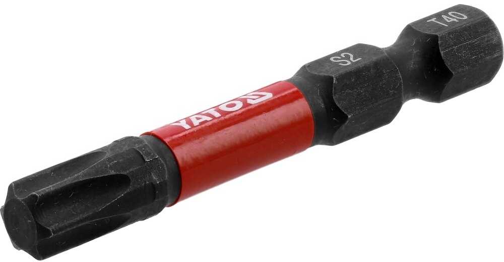 Yato Toya Sa Poland Antgaliai smūginiai | 6,3 mm (1/4") | S2 | T-Star (Torx) T40 | 2 vnt. (YT-78057)