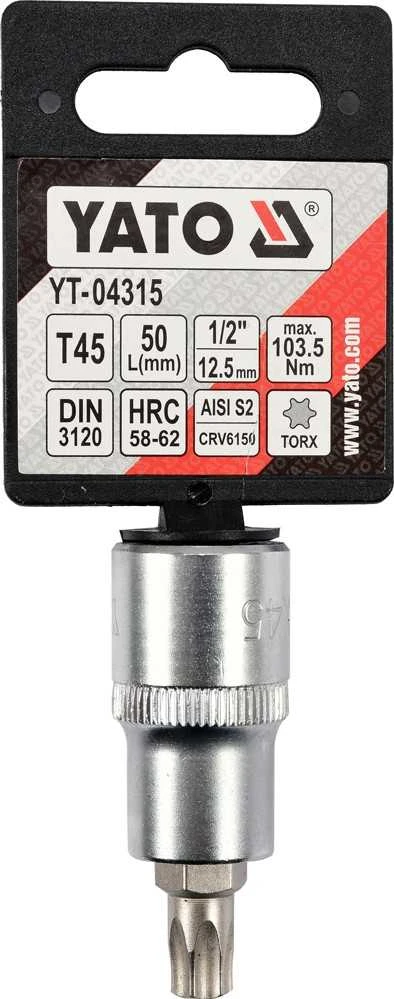 YATO TORX raktas 1/2" T45x55mm