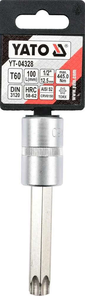 YATO KLUCZ TRZPIENIOWY TORX 1/2" T60x100mm