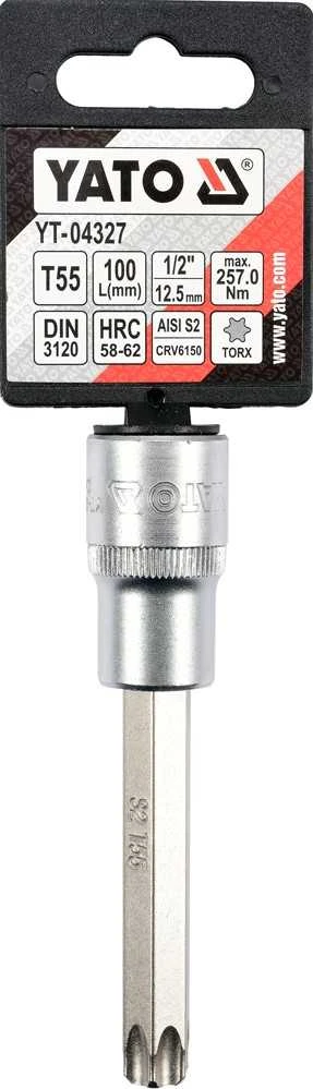 YATO KLUCZ TRZPIENIOWY TORX 1/2" T55x100mm