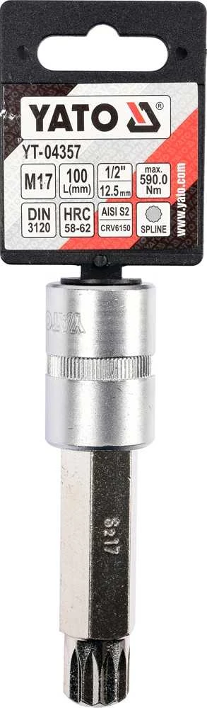 YATO SPLINE RAKTAS 1/2" M17x100mm
