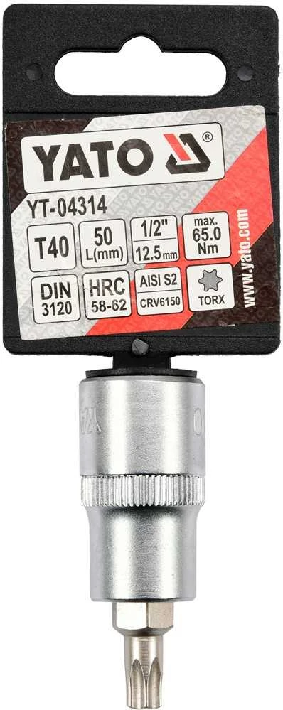YATO TORX raktas 1/2" T40x55mm