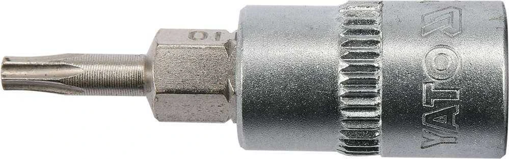 Yato Toya Sa Poland Antgalis įpresuotas į galvutę | 6.3 mm (1/4") | T-Star (Torx) T10 (YT-04302)