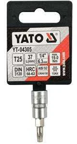 Toya Sa Poland YATO TORX raktas 1/4" T25x37mm
