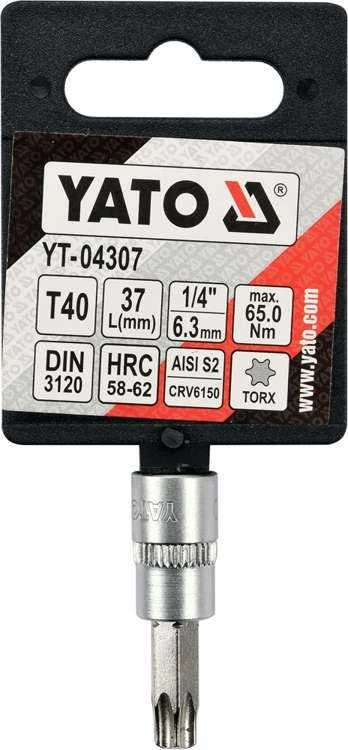 Toya Sa Poland YATO TORX raktas 1/4" T40x37mm