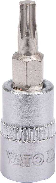 Toya Sa Poland Antgalis įpresuotas į galvutę | 6.3 mm (1/4") | T-Star (Torx) T20 (YT-04304)