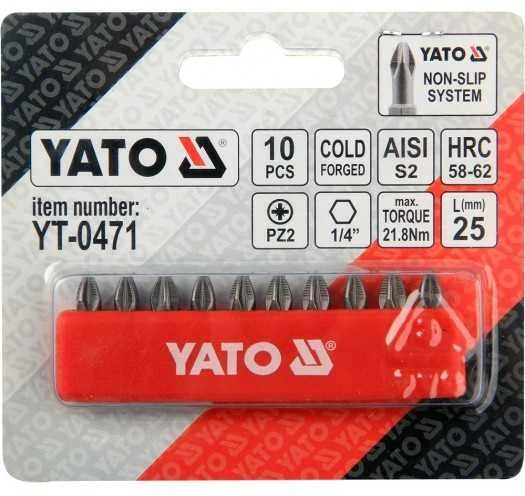 Toya Sa Poland Antgalis PZ2x25 mm 10 vnt. (YT-0471)
