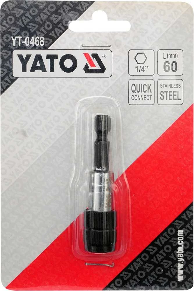 YATO antgalių / antgalių laikiklis, GREITAS UŽSEGIJAMAS 60 mm 0468