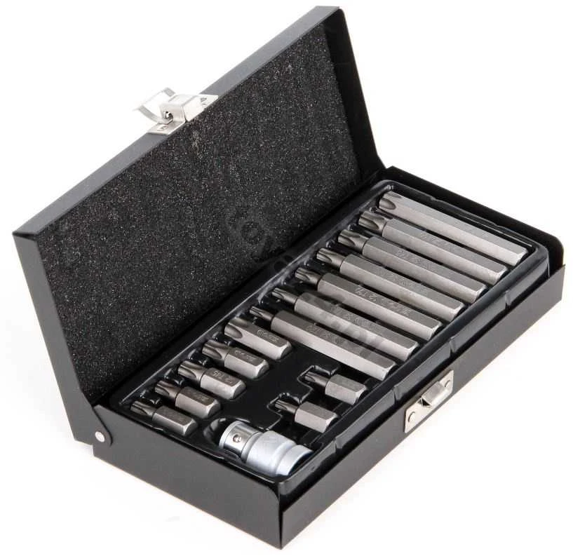 YATO KOŃCÓWKI TORX 15elem. Z OTWOREM 0417
