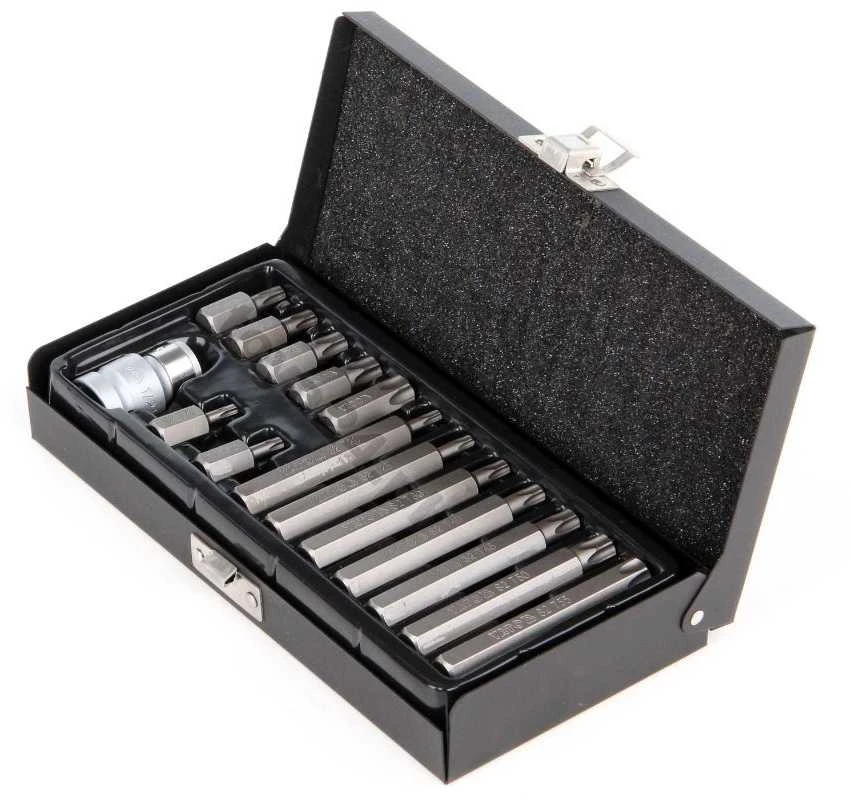 YATO KOŃCÓWKI TORX 15elem. Z OTWOREM 0417