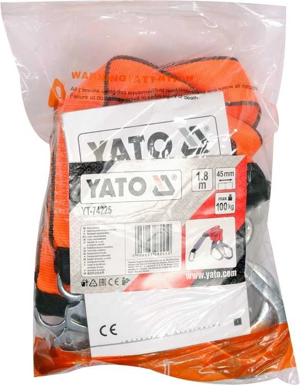 Yato Toya Sa Poland Apsauginis amortizatorius su dviem diržais ir karabinų komplektu (YT-74225)