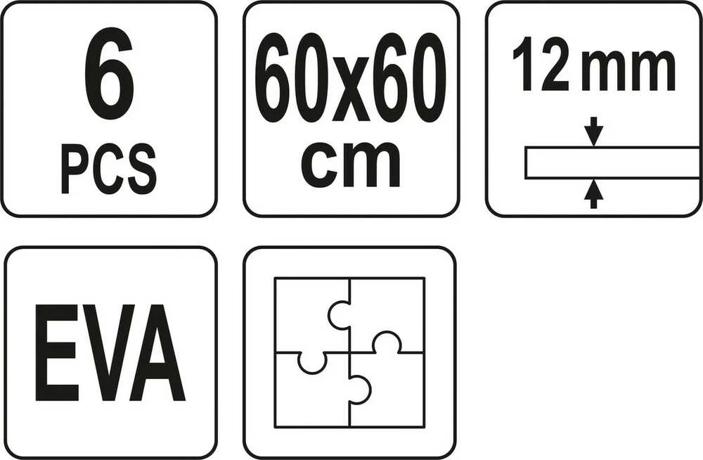 YATO APSAUGINIŲ KILIŲ RINKINYS DIRBTUVĖMS / FITNESSUI 6 vnt.