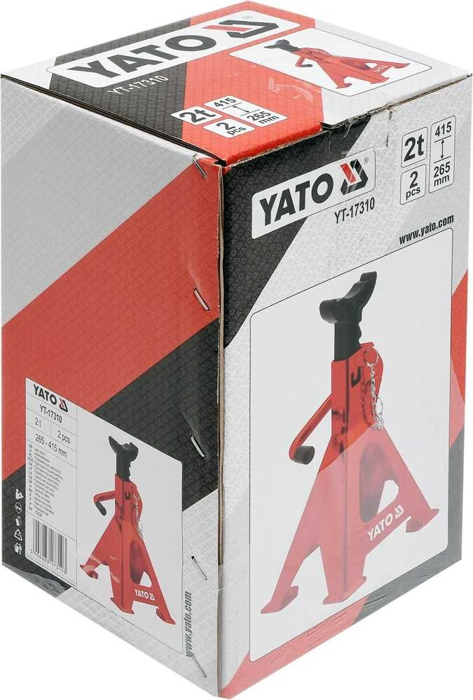 Yato atramų komplektas YT-17310, 2T, 265-415mm, 2vnt.
