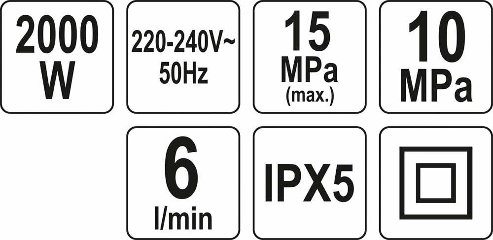 YATO YT-85915 Aukšto slėgio plovykla ele430