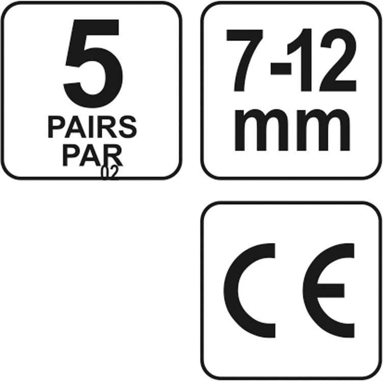 YATO FOAM ausų kamšteliai 33DB/ 5 poros