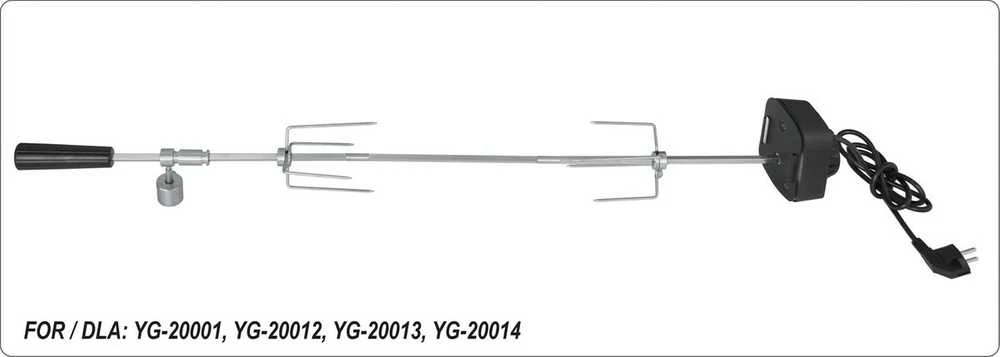Yato Toya Sa Poland Automatinis grilio iešmas | besisukantis rotisserie | 100,5 cm (YG-20021)