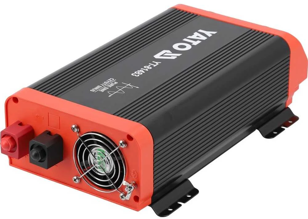 Yato Toya Sa Poland Automobilinis įtampos inverteris | grynas sinusas | 12/230V 1000W (YT-81483)