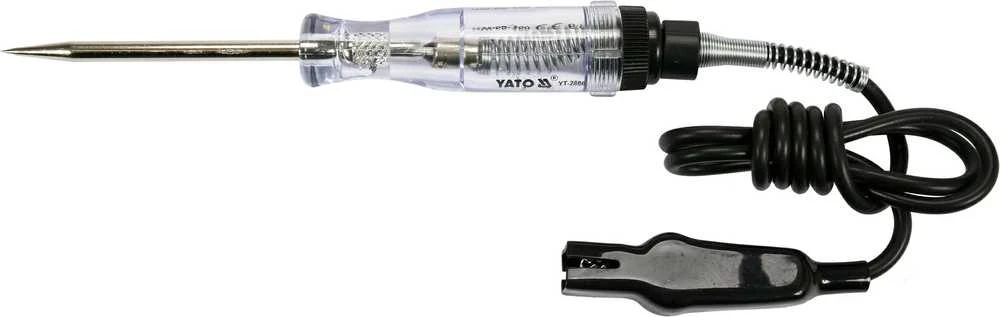 YATO AUTOMOBILIŲ ĮTAMPOS TESTERIS 6-12V 2866