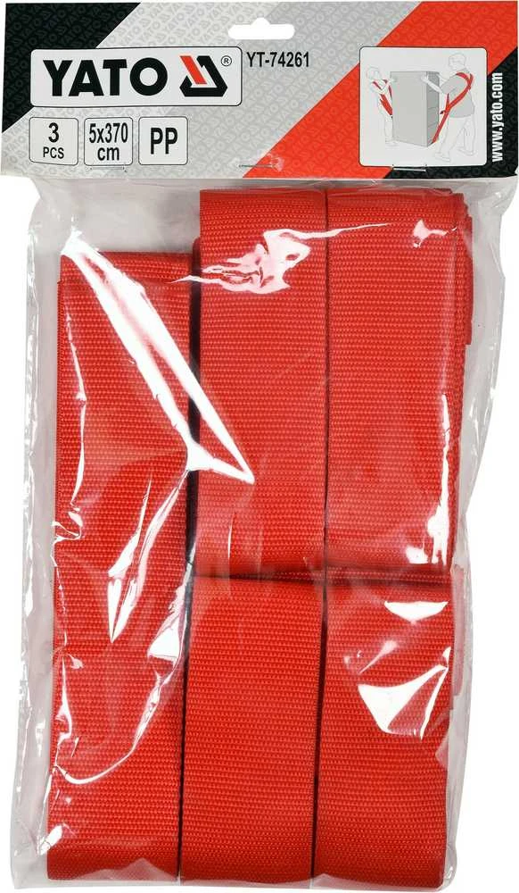 Yato Baldų nešimo diržai , 5X370 cm , 3 vnt.