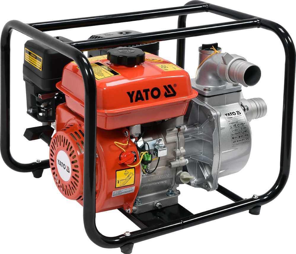 YATO benzininis vandens siurblys 2" 5,9HP 36m3/h 85401