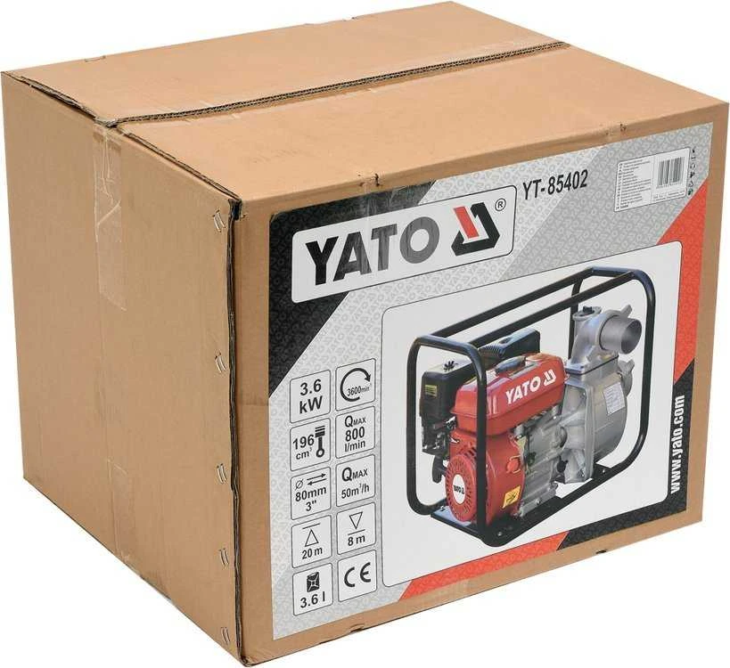 YATO benzininis vandens siurblys 3" 5,9HP 60m3/h 85402