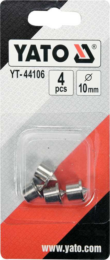 Grąžtas YATO ZNACZNIKI DO WYZNACZANIA OTWORÓW 10mm/4vnt..
