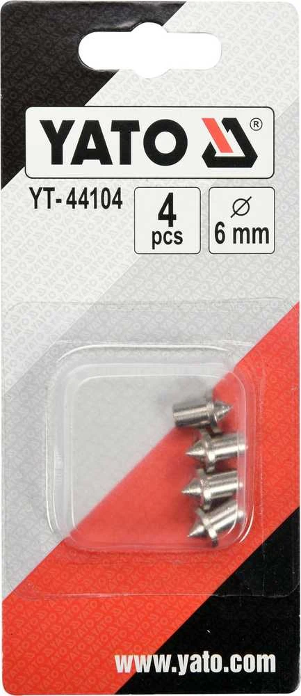 Grąžtas YATO ZNACZNIKI DO WYZNACZANIA OTWORÓW 6mm/4vnt.