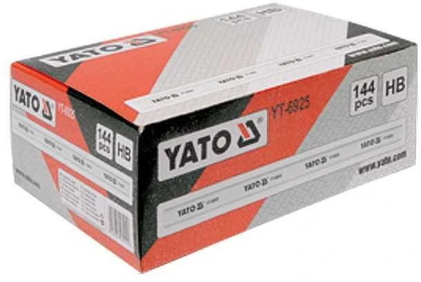 Yato Toya Sa Poland Dailidės pieštukas, dažytas baltai HB, 245mm, 144 vnt (YT-6925)