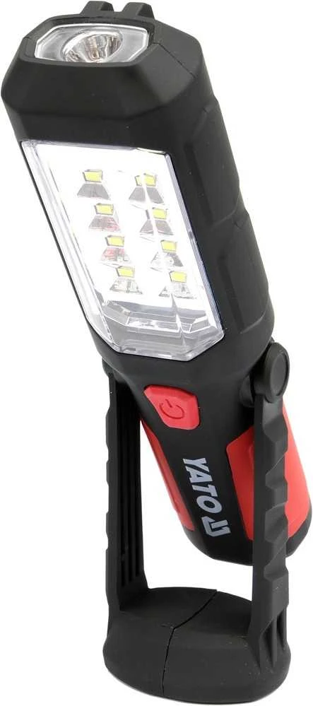 YATO SEMINARŲ LEMPAS 2in1 LED MAGNETAS 3xAA BATERIJAMS 280 liumenų