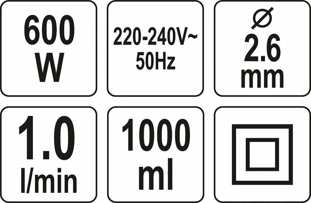Elektrinis dažų purkštuvas Yato YT-82553