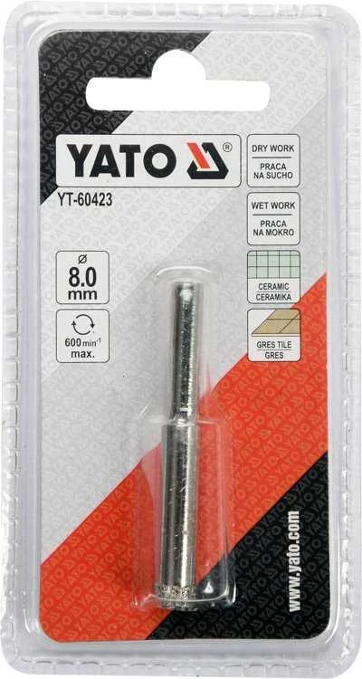Grąžtas YATO KORONA Z NASYPEM DIAMENTOWYM 8mm