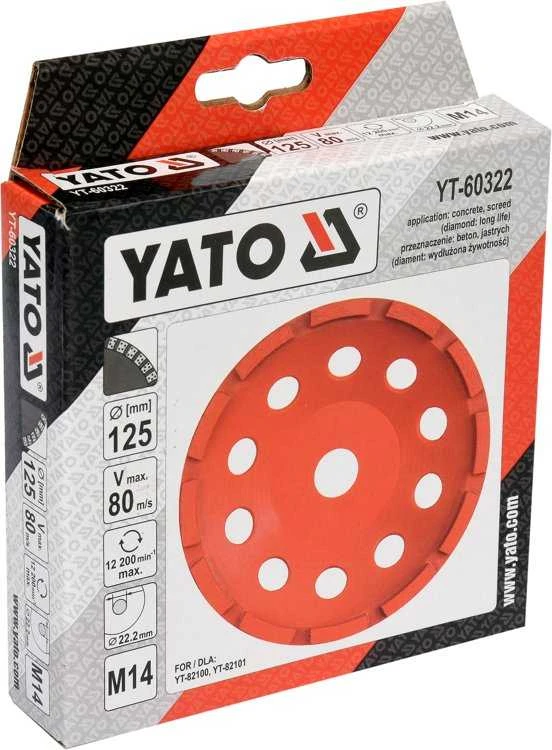 Yato Toya Sa Poland Deimantinis šlifavimo diskas | lėkštės tipo | M14x125 mm (YT-60322)
