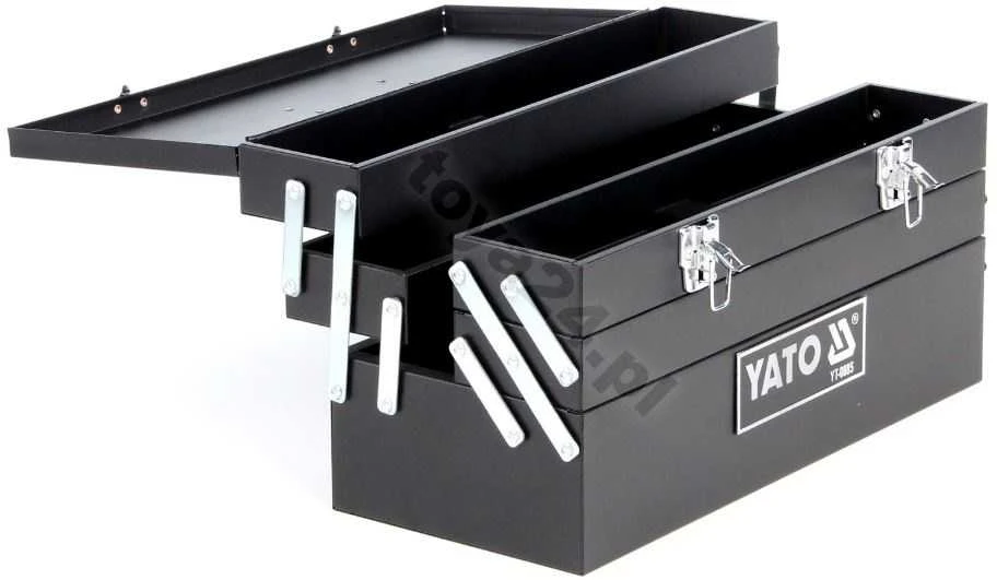 YATO Plieninė įrankių dėžė 460 x 200 x 225 mm