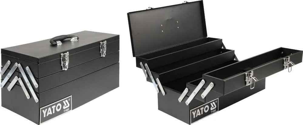 Toya Sa Poland YATO Plieninė įrankių dėžė 460 x 200 x 225 mm