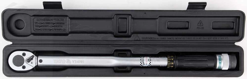 YATO KLUCZ DYNAMOMETRYCZY 1/2" 40-210 Nm 0761