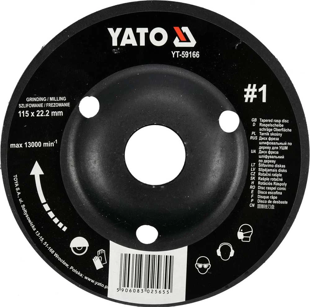 Yato Toya Sa Poland Diskas/freza medžiui 115mm, No1 (YT-59166)