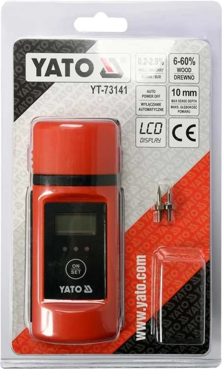 Yato Toya Sa Poland Drėgmės matuoklis / hidrometras / medienai ir kt. (YT-73141)